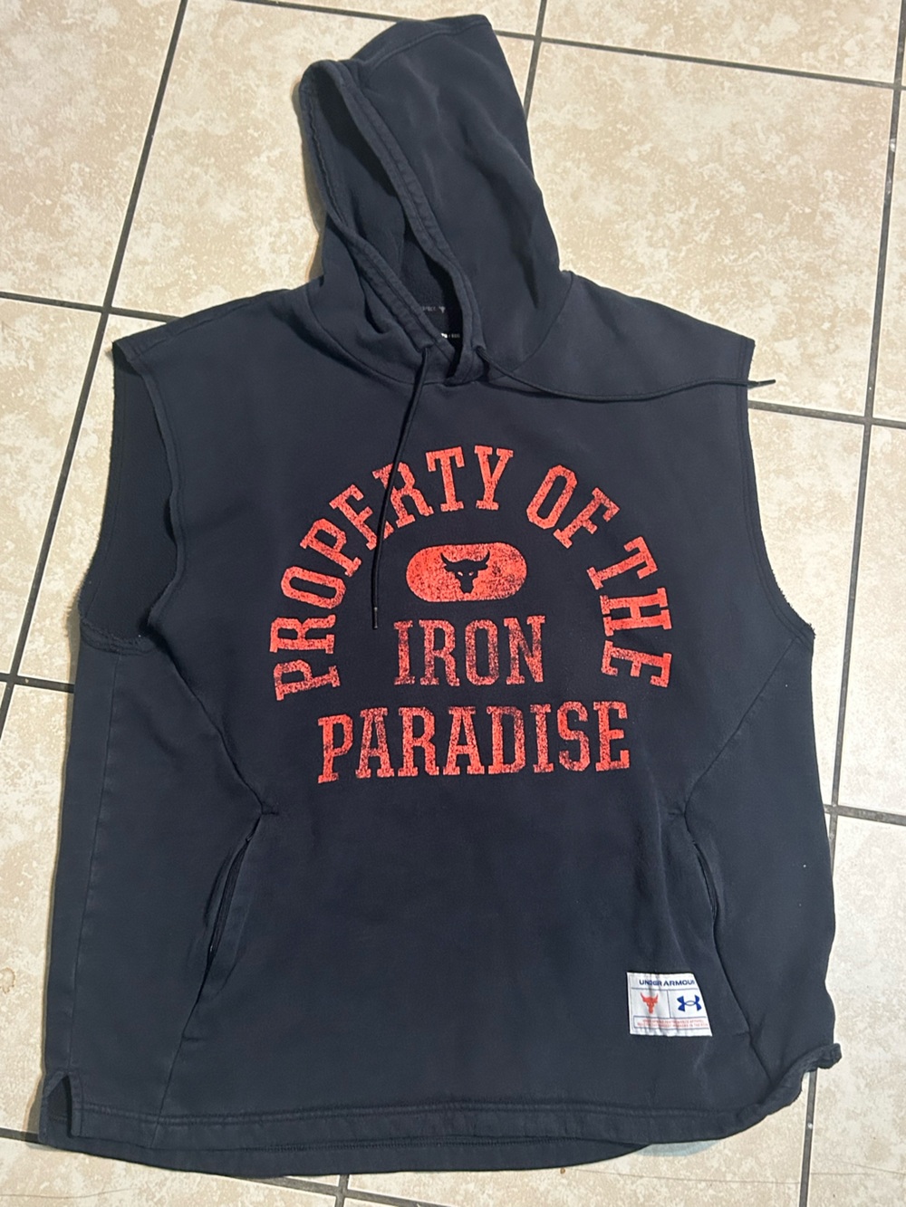 Under Armour Project Rock Iron Paradise Graphic Pullover Hoodie Men’s XXL